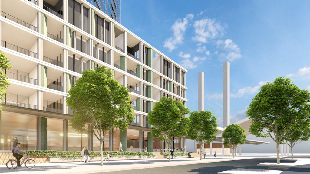 Podium view of the Lorimer Street Build to Rent development - Samma Property Group | Brightlight | BTR News Australia