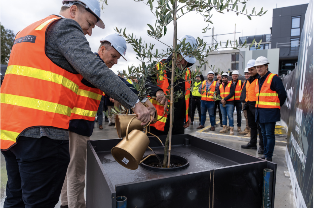 Celebrating topping out at Union Quarter | BTR News Australia