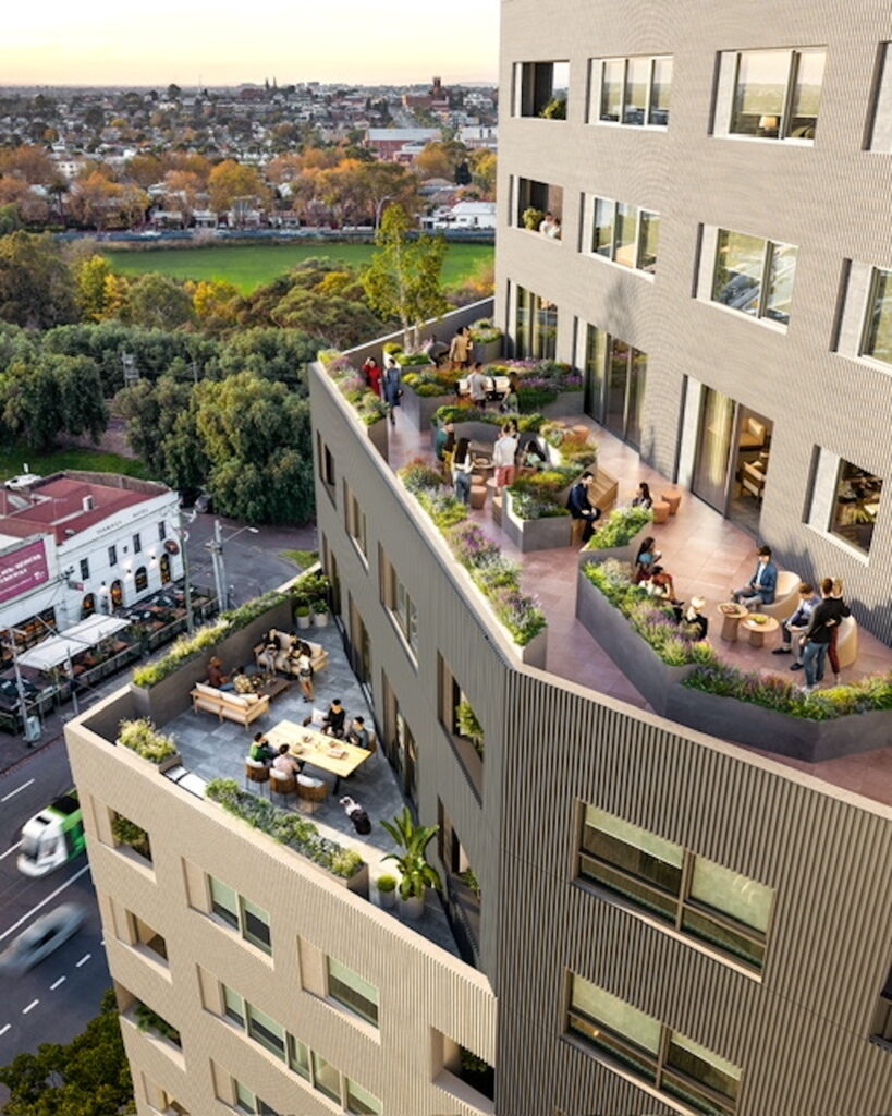 Streetscape view of the scheme - Fitzroy & Co. | Salta | Est. | BTR News Australia