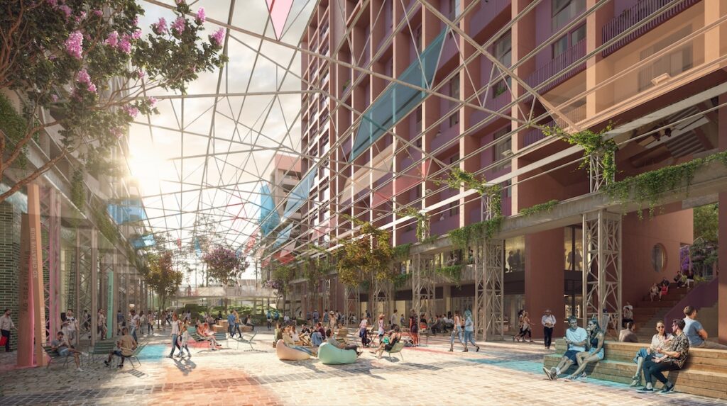 Outdoor space at The Timberyards | RTL Co. | BTR News Australia