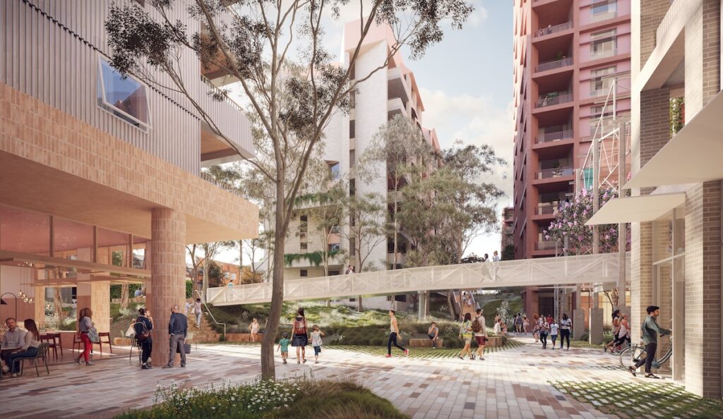 CGI of the outdoor space at The Timberyards | RTL Co. | BTR News Australia