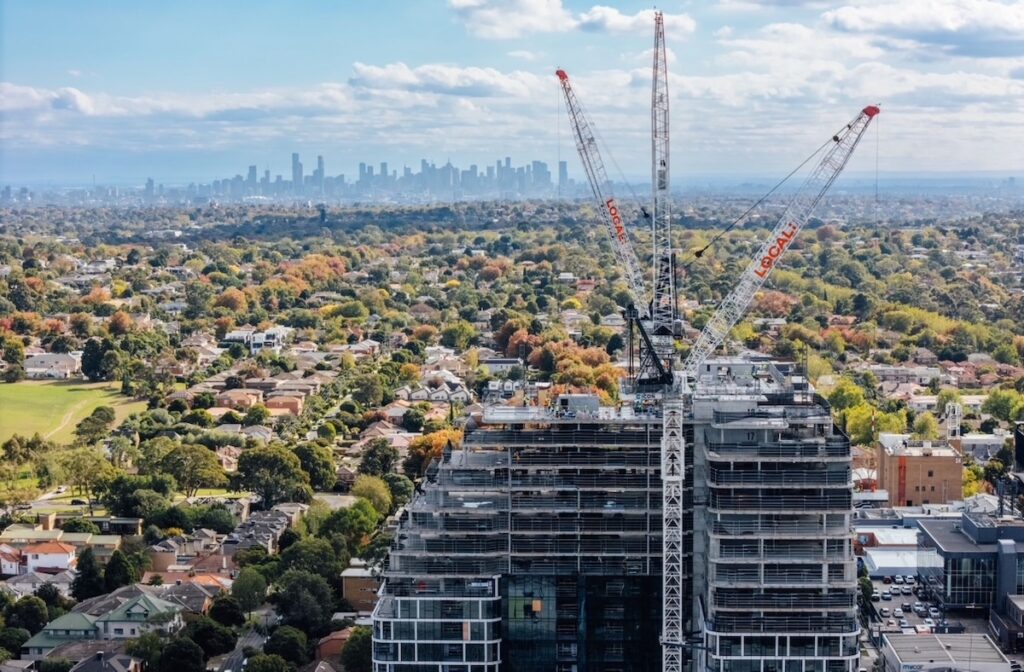 Local: Box Hill has topped out | Local: Residential | Golden Age Group | Icon | BTR News Australia