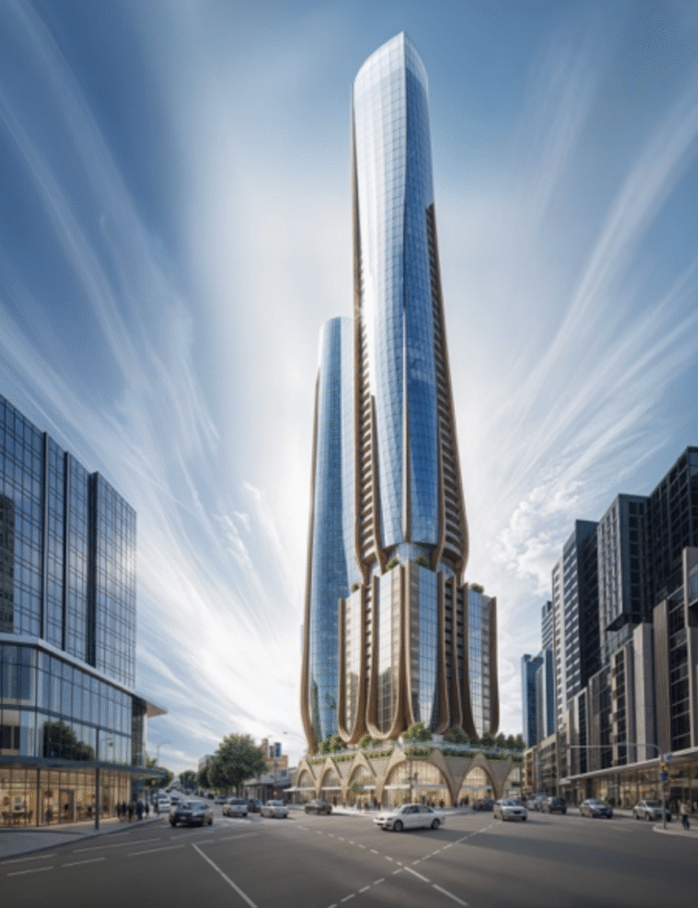 Concept image of Conquest's proposed Parramatta scheme | BTR News Australia